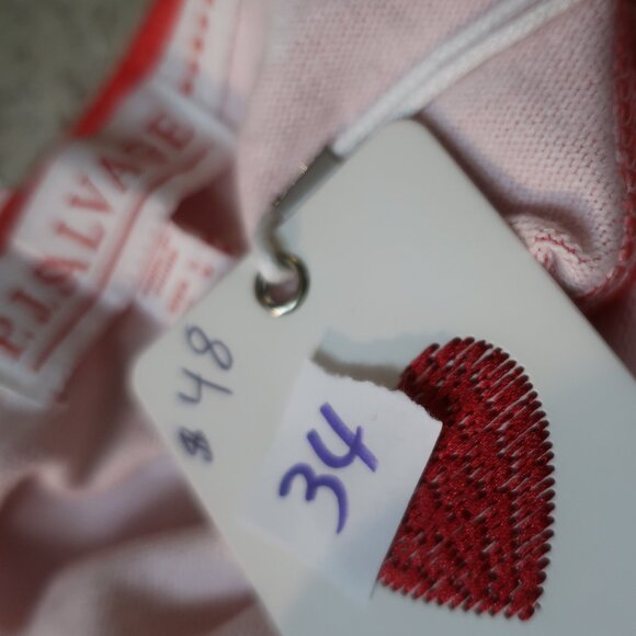 NWT Womens P. J Salvage Red, White Hearts Sweater Tank L - Picture 5 of 5